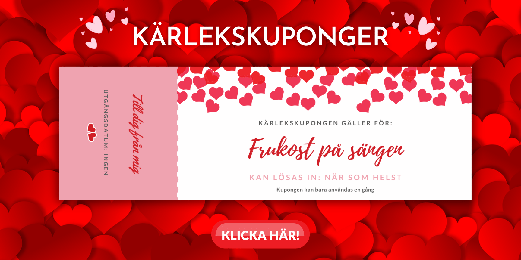 Banner - Kärlekskuponger - Lou Noire