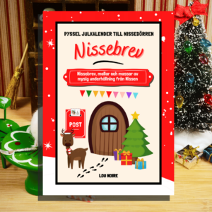 Nissebrev - pyssel julkalender till nissedörren - Lou Noire - Cover