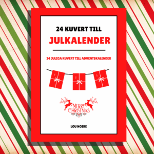 24 kuvert till julkalender - Lou Noire - Cover