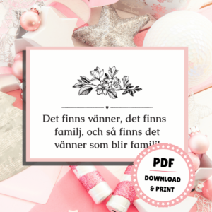 24 söta citat om vänskap - Lou Noire - Julklapp